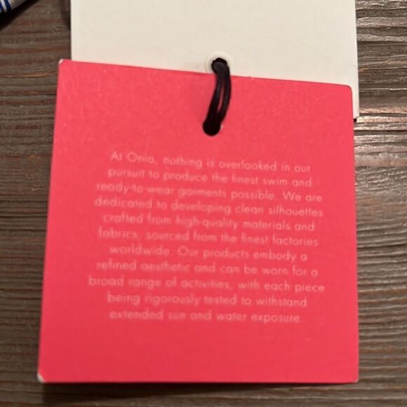 NWT Onia X DVF Kate String Bikini Bottoms Alaskan Blue - L - Picture 7 of 9